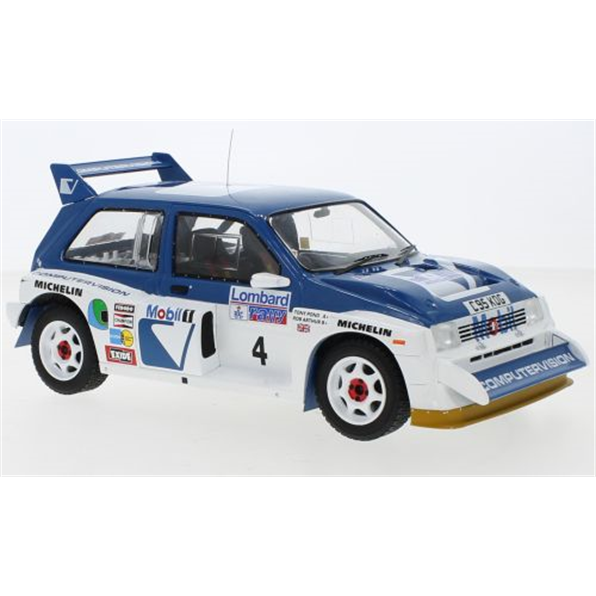 MG Metro 6R4 #4 RAC Rally 1986 T.Pond/ R.Arthur - John Ayrey Die Casts